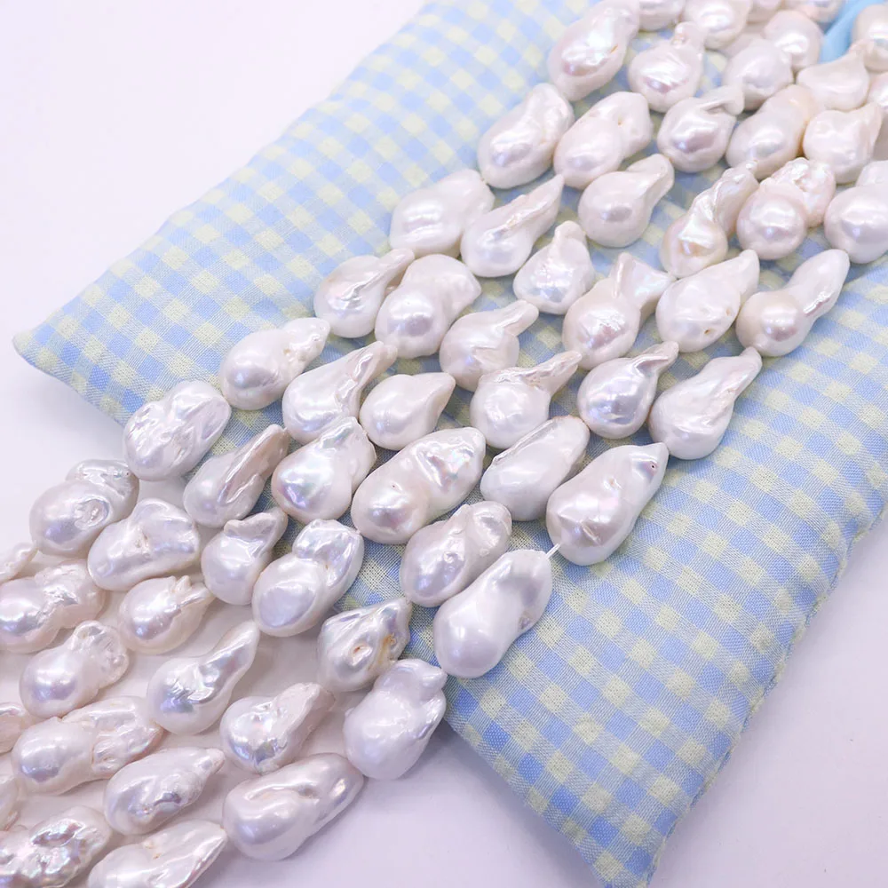 

Natural Freshwater High-quality Large Pearls Straight Holes Beading Materials DIY Fashion Necklace Bracelet Jewelry Accessories