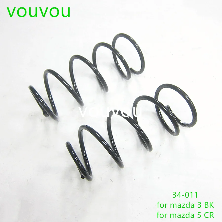 

2 pcs Car accessories 34-011 front shock absorber spring coil 34-011 for Mazda 3 2003-2008 BK Mazda 5 2007-2011 CR Haima V70 F7