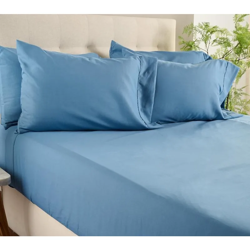 

Home Reflections Double Brushed Sheet Set w/ Extra Cases Pillow