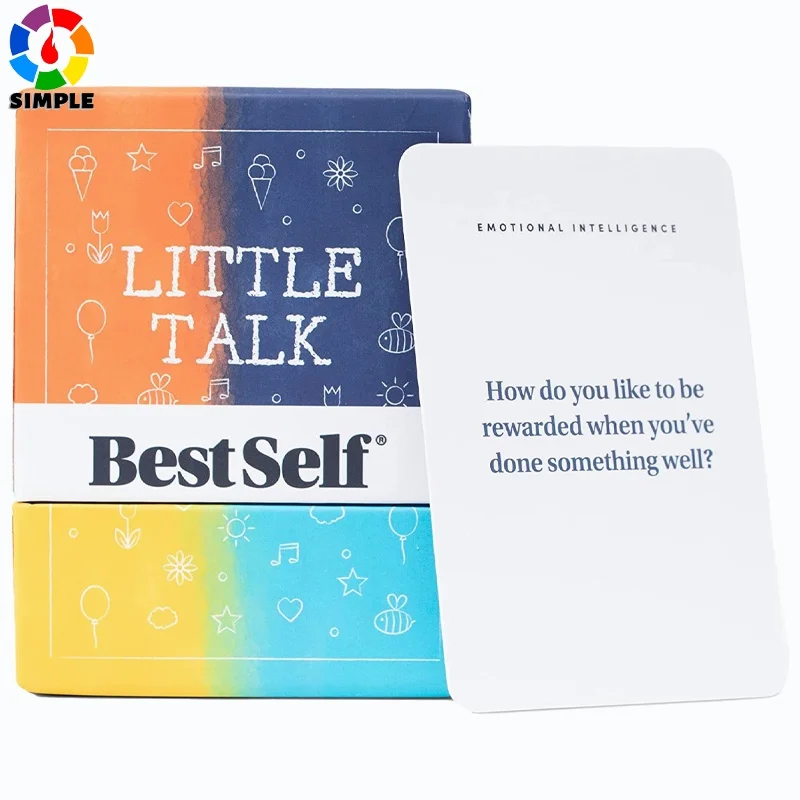 

BestSelf Co. Little Talk Deck - Kids Conversation Starter Cards
