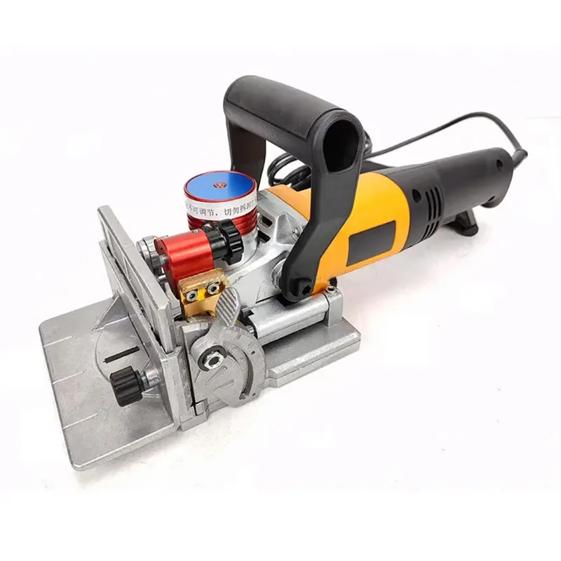 Handheld Grooving Machine Mortise and Tenon Joining Machine Woodworking Tenon Machine Adjustable Angle Home Decor Woodworking Dr