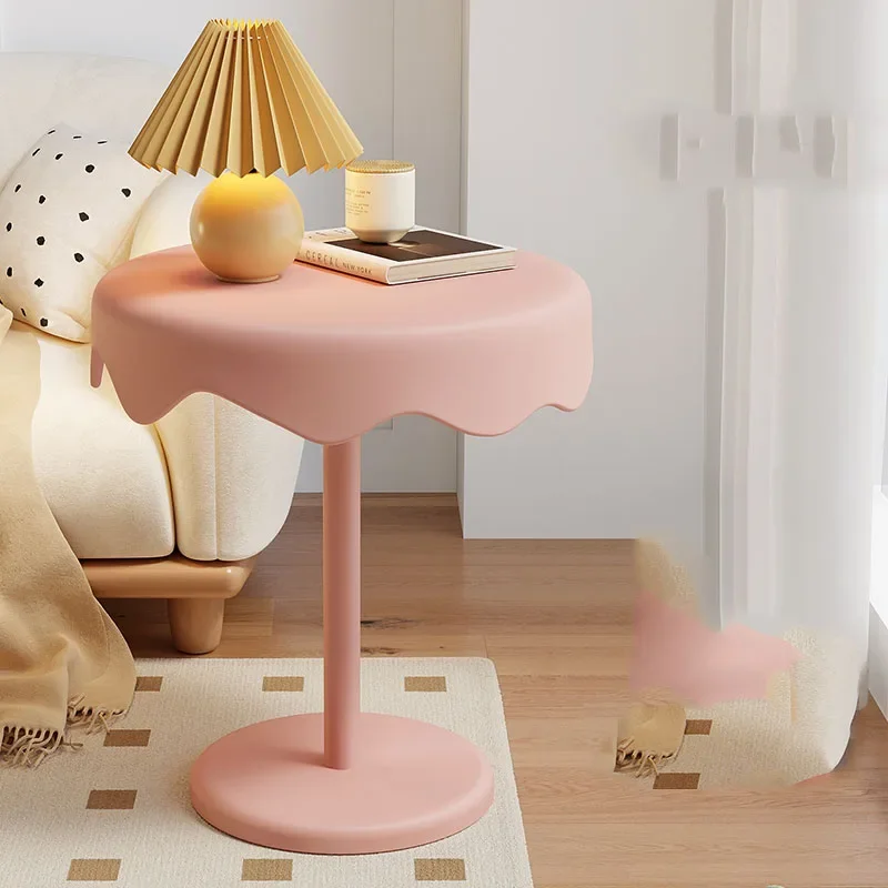 Cheap Cute Kawaii Sofa Tables Makeup Aesthetic Mobile Corner Standing Sofa Tables Hallway Organizer Mesa Plegable Home Furniture