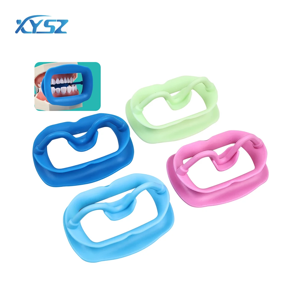 1 PC Dental Soft Silicon 3D Lip Cheek Retractor Mouth Opener Cheek Expand Dental Orthodontic Consumables 4 Colors Available