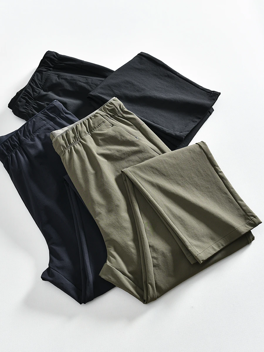 

New 3D Tailored Men's Outdoor Sports Casual Pants Windproof Waterproof Quick Dry Straight Leg Fashion Urban Style Autumn Leis...