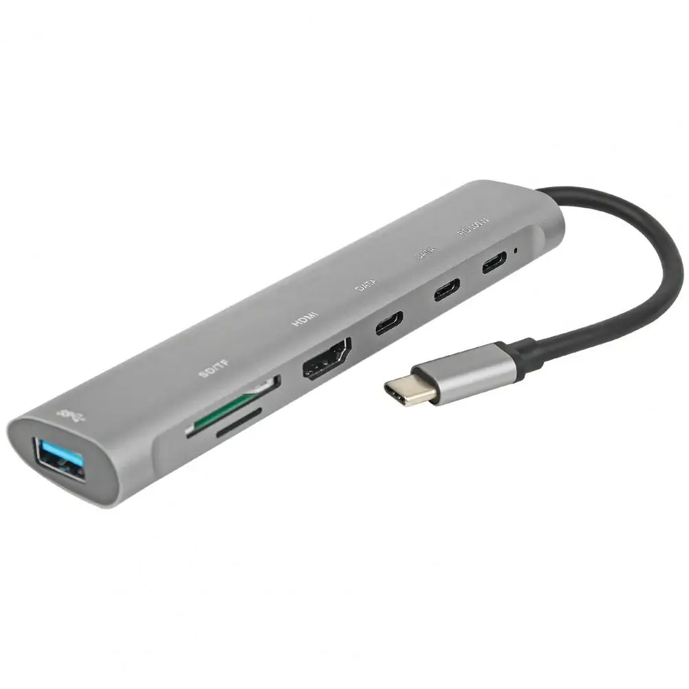 USB Hub Adapter  Professional TF Card Reader Aluminum Alloy  High-performance USB Type-C Docking Station Computer Accessories