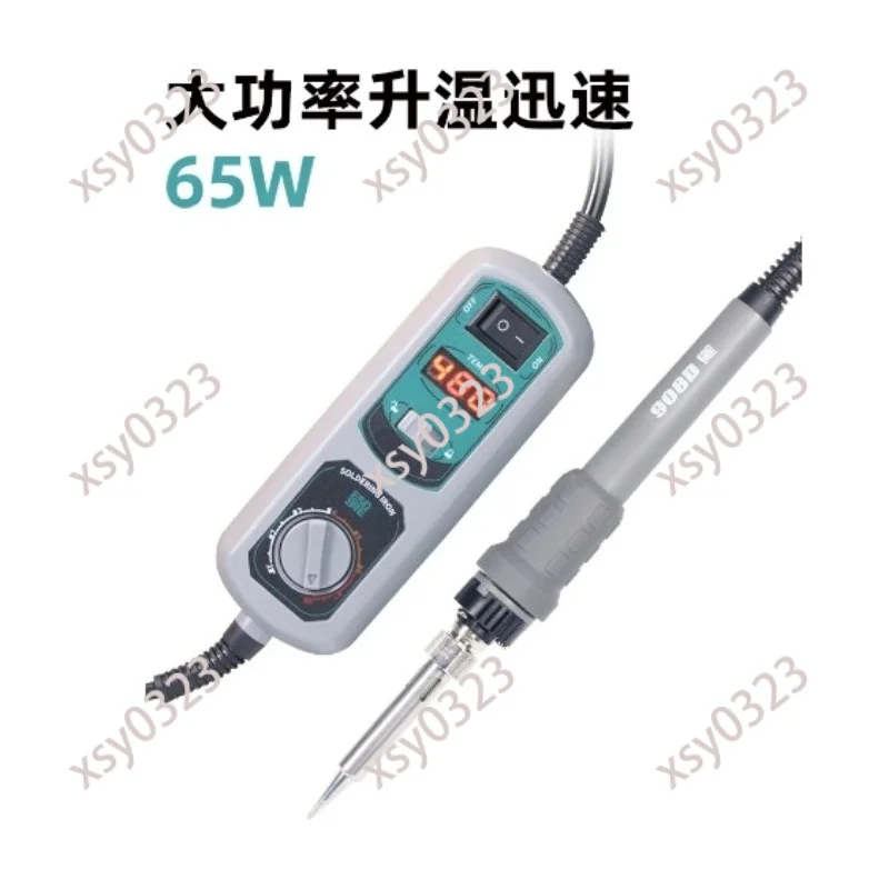 Portable LED Soldering Station Set,Temperature Controllable Iron for Electronic Maintenance & DIY Craft - view 5