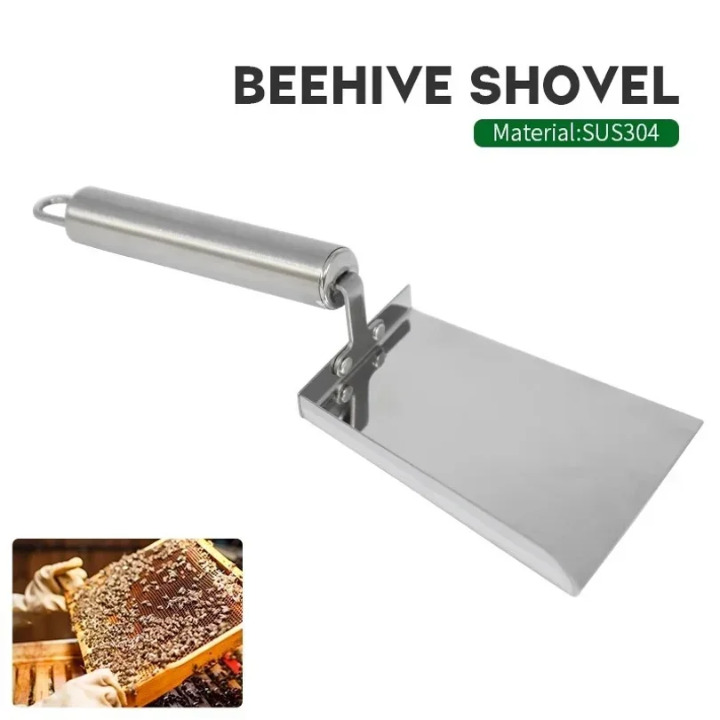

1pcs Beehive Shovel Bee Box Cleaning Stainless Steel Honey Scraper Cleaner Beekeeping Scoop Clean Tool