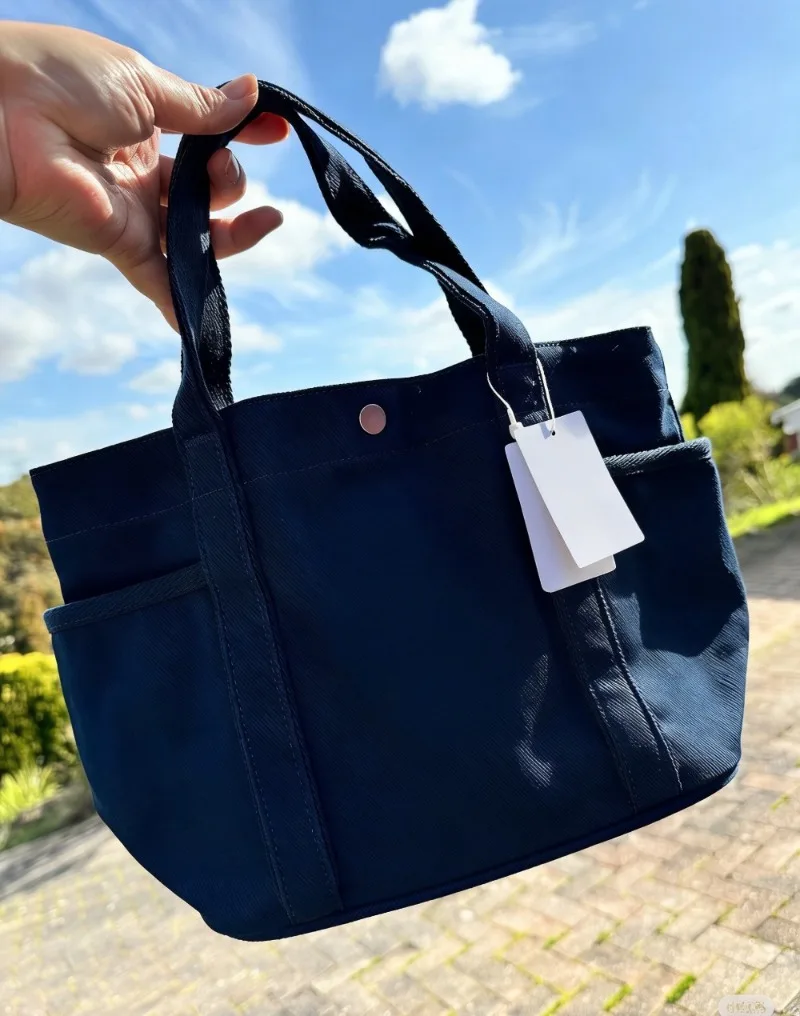 

Fashionable minimalist style student canvas tote bag, lunch box bag, large capacity, trendy messenger bag, unisex