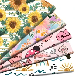50*145cm Patchwork Printed Polyester Cotton Fabric for Tissue Sewing Quilting Fabrics Needlework Material DIY Handmade,1Yc49034
