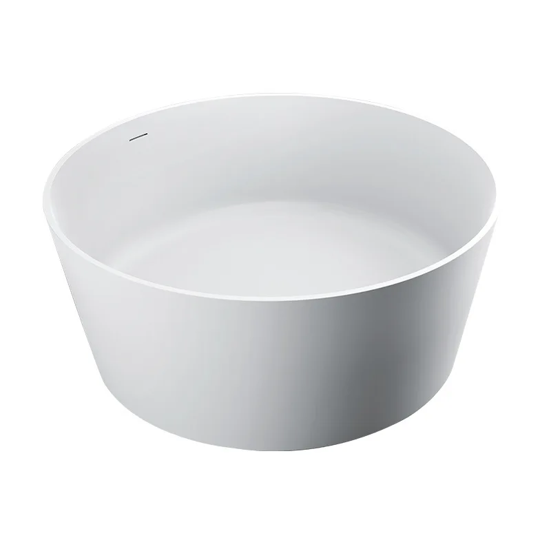 

Freestanding round bathtub