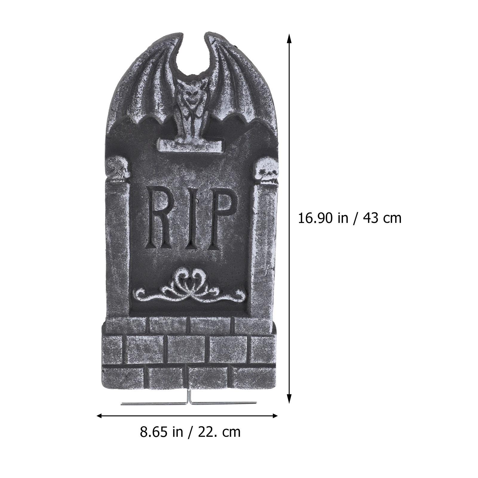

Ornament Foam Tombstone Decoration Halloween Supplies Outdoor Prank Prop Props Ornaments Accessories