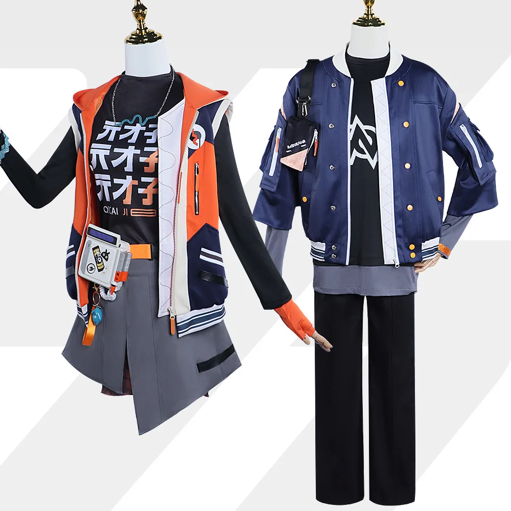 Zenless Zone Zero Belle Wise Halloween Game Cosplay Costume Full Set Character Roleplay Outfit Party Suit Clothes Wear Set