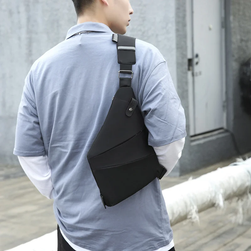 Men's Trendy Chest Bag Multi-function Messenger Sports Waist Close-fitting Anti-theft Lightweight Shoulder