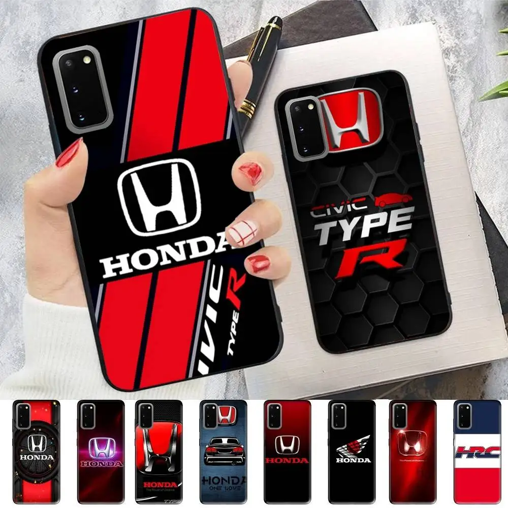 H-HONDAS Motorcycle Logo Phone Case For Samsung S 24 Fe 25 Ultra Plus 20 Lite 21 30 22 23 24 22 Ultra 5G Fundas