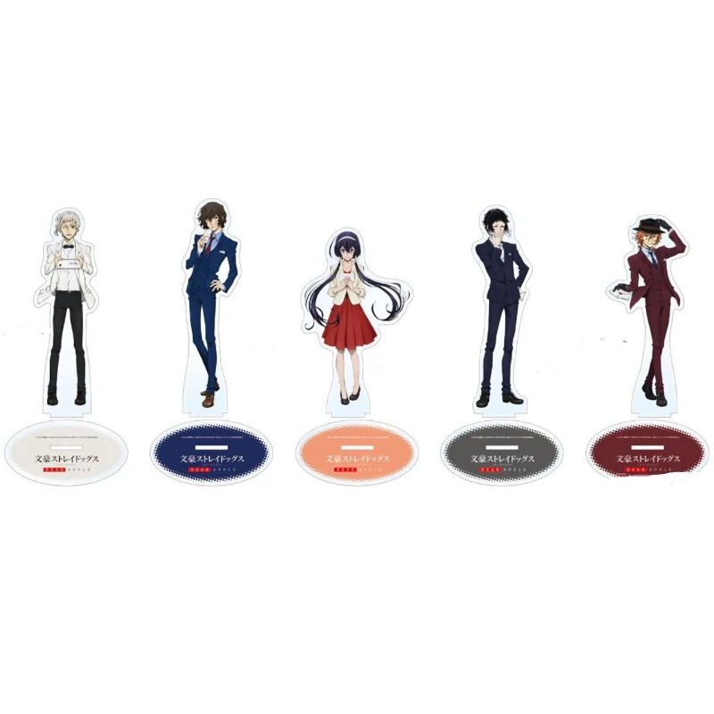 Game Kyouka Izumi Osamu Dazai Nakajima Akutagawa Chuya Nakahara Acrylic Stand Doll Anime Figure Model Cosplay Toy for Gift