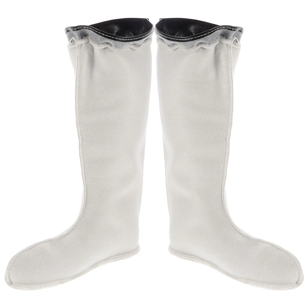 Bottes de pluie chaudes doublures de laine pour femmes chaussettes grand baril polaire chaussure courte peluche homme