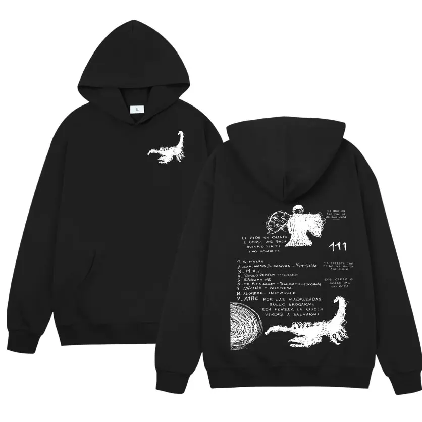 

Rapper Milo J Trendy Album Graphic Merch Hoodies Mens Women Hip Hop Sweatshirts Oversized Spring Autumn Casual Comfort Pullovers
