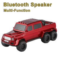 Wireless BT Music Speaker Truck Shaped Support U Disk TF Card Aux TWS Handfree Stereo Surround Shocking Bass Fm Radio Boombox