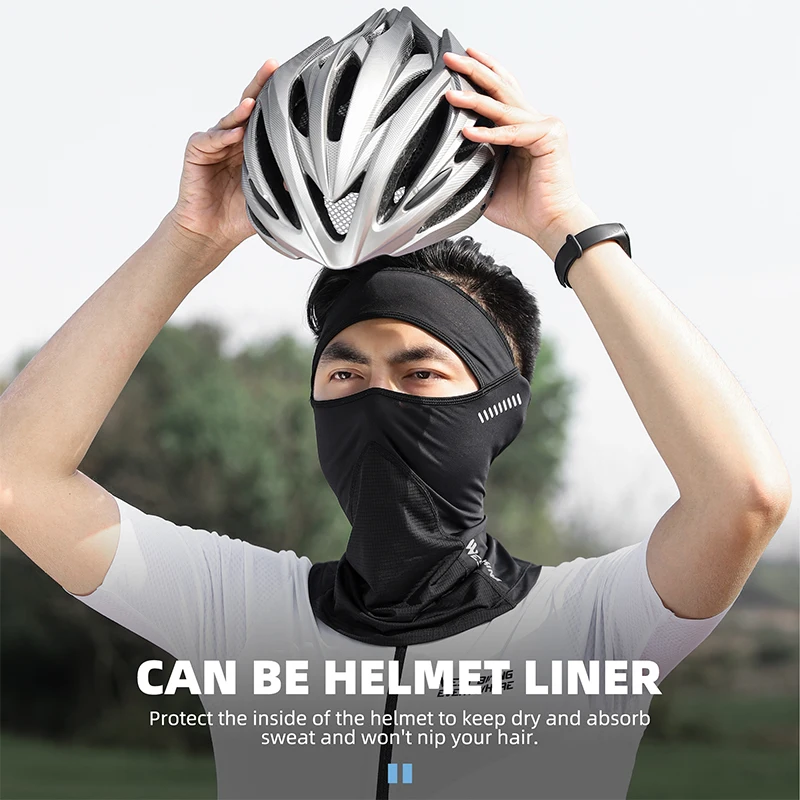 WEST BIKING Summer Sun Protection Cycling Cap Sport Fishing Balaclava Men Women Bicycle Motorcycle Helmet Liner Sun Visor Hat