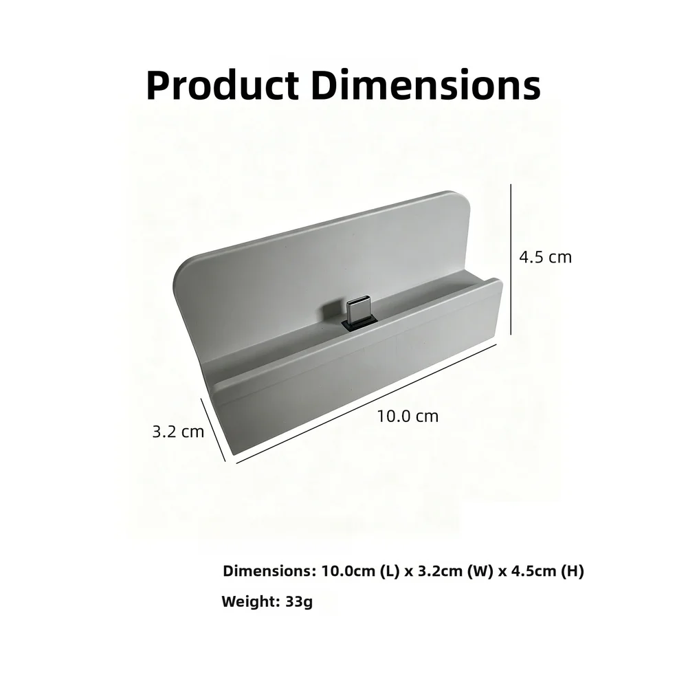 Docking Station Stand Bracket For Retroid Pocket 5 Made Of Material 10 X 4.5 X 3.2 Cm Compact Design With 90 Degree Bend