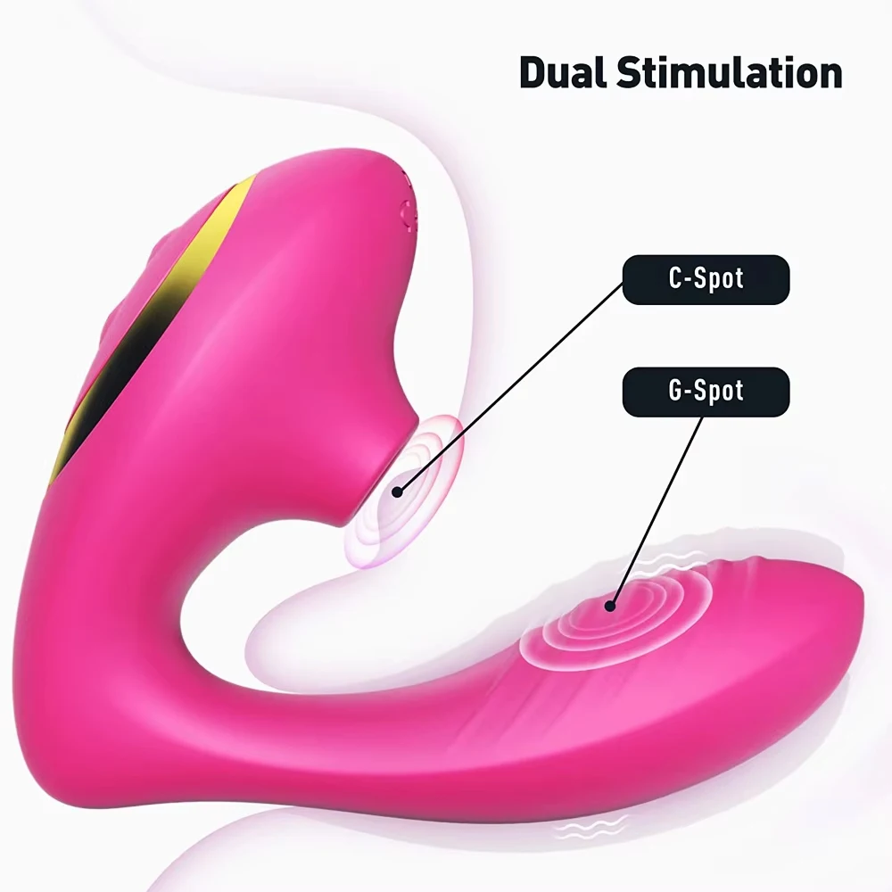 Woman Wear Sucking Tease Vibrator Clitoris Vagina G-Spot Mastubator Dildo Anal Prostate Masturbation Sucker Sex Toys for Couple view 5