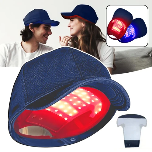 Gorro láser para el crecimiento del cabello, terapia de luz roja para el crecimiento del cabello, tratamientos rápidos para la caída del cabello, gorro para tratamientos del cabello