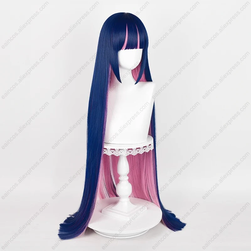 Anarchy Burifu Anime Cosplay Wig, cabelo sintético resistente ao calor, perucas longas, Anarchy Panty, 100cm, 75cm, 30cm