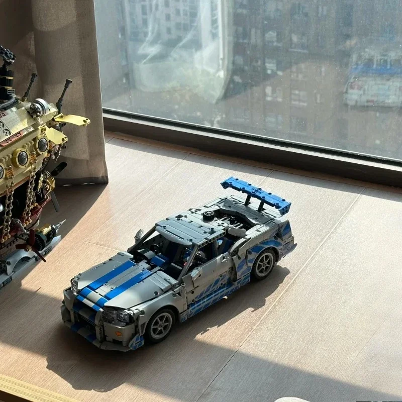42210 โมเดลรถสปอร์ต 'God of War' GT-R34 รุ่นใหม่ ชุดประกอบแบบกลไก ของขวัญวันเกิด ของขวัญคริสต์มาส ของขวัญวันฮาโลวีน