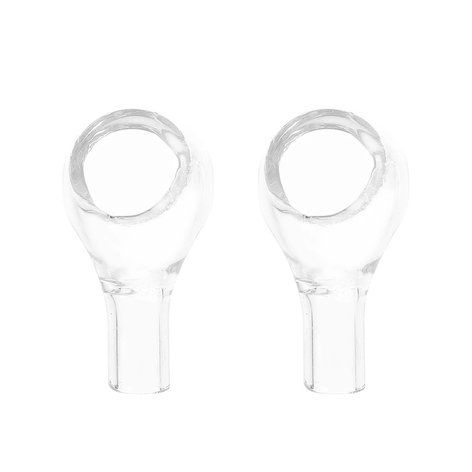 Botella de pesaje de vidrio de laboratorio, embudo transparente, tubo de cuello, juego de embudo de pesaje de vidrio de borosilicato duradero, 2 uds.