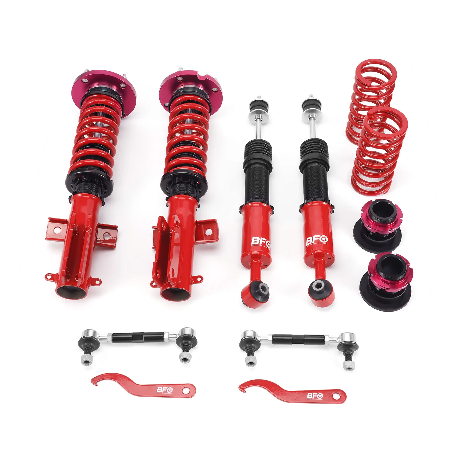 

Coilovers Suspension Struts For Ford Mustang S-197 2005-2014 Adjustable Height Shock Spring Strut, Coil