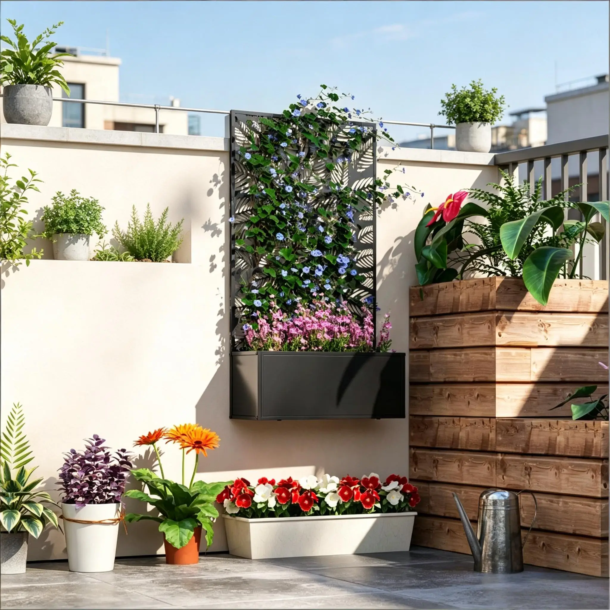 Wall Mounted Flower Bed,Garden Bed,Decorative Flower Bed(Only Wall Mounted Flower Bed)