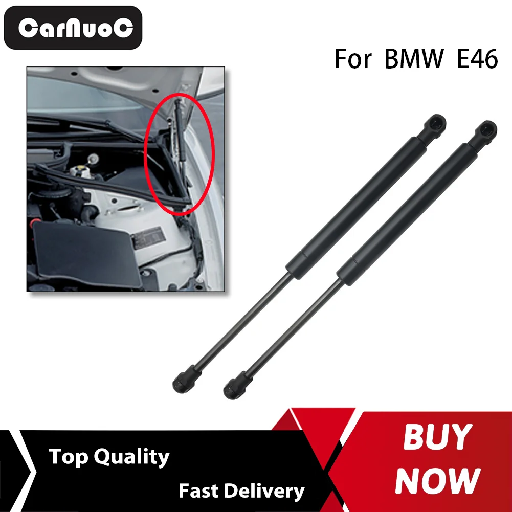 2PCS Car Hood Lift Supports Shock Piston Struts For BMW E46 323Ci 323i 325i 328i 330Ci 51238202688
