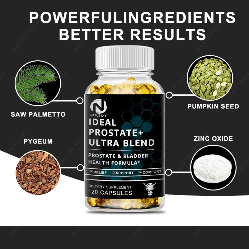 Saw Palmetto Capsule - Support Prostate Health & Urinary - Hormonal Balance & Hair - Loss Prevention Urinary Discomfort Relief