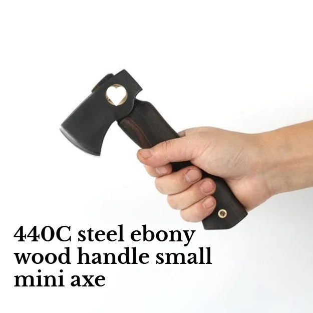 

Portable Outdoor High Quality Camping Hiking Survival Mini EDC 440C Steel Ebony Handle Emergency Equipment