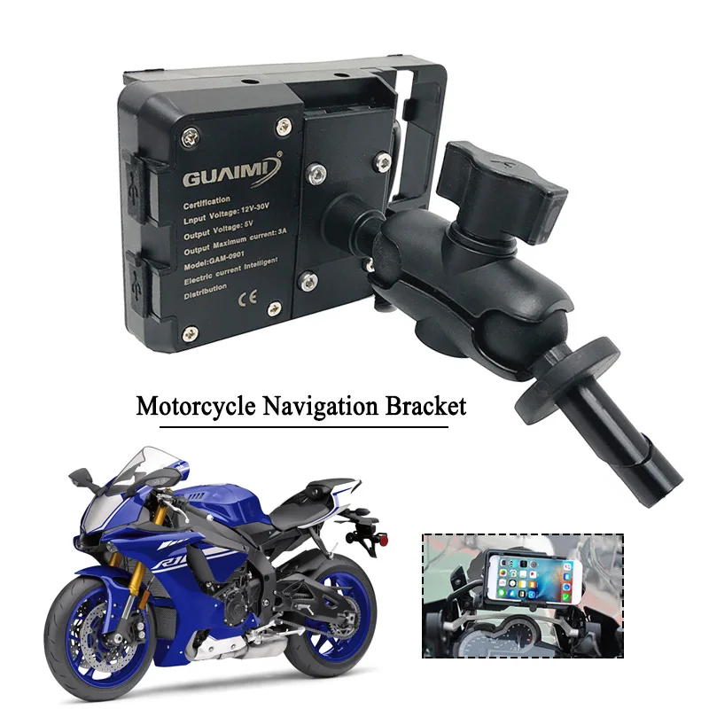 

Подходит для Yamaha YZF-R1/M YZF-R1S YZFR1 YZFR6 2004-2018 2016 2017 USB зарядное устройство для мотоцикла