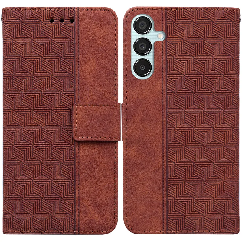 Leather Case For Samsung Galaxy M15 F15 Magnetic Flip Wallet Case Cover For Samsung M15 F15 SM-M156B E156B Card Slot Cases Etui