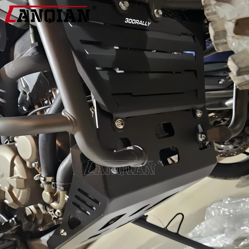 For Loncin VOGE 300 Rally RALLY300 300 GY 2023-24 2025 2026 Under Guard Skid Plate Engine Protection Chassis Belly Pan Protector