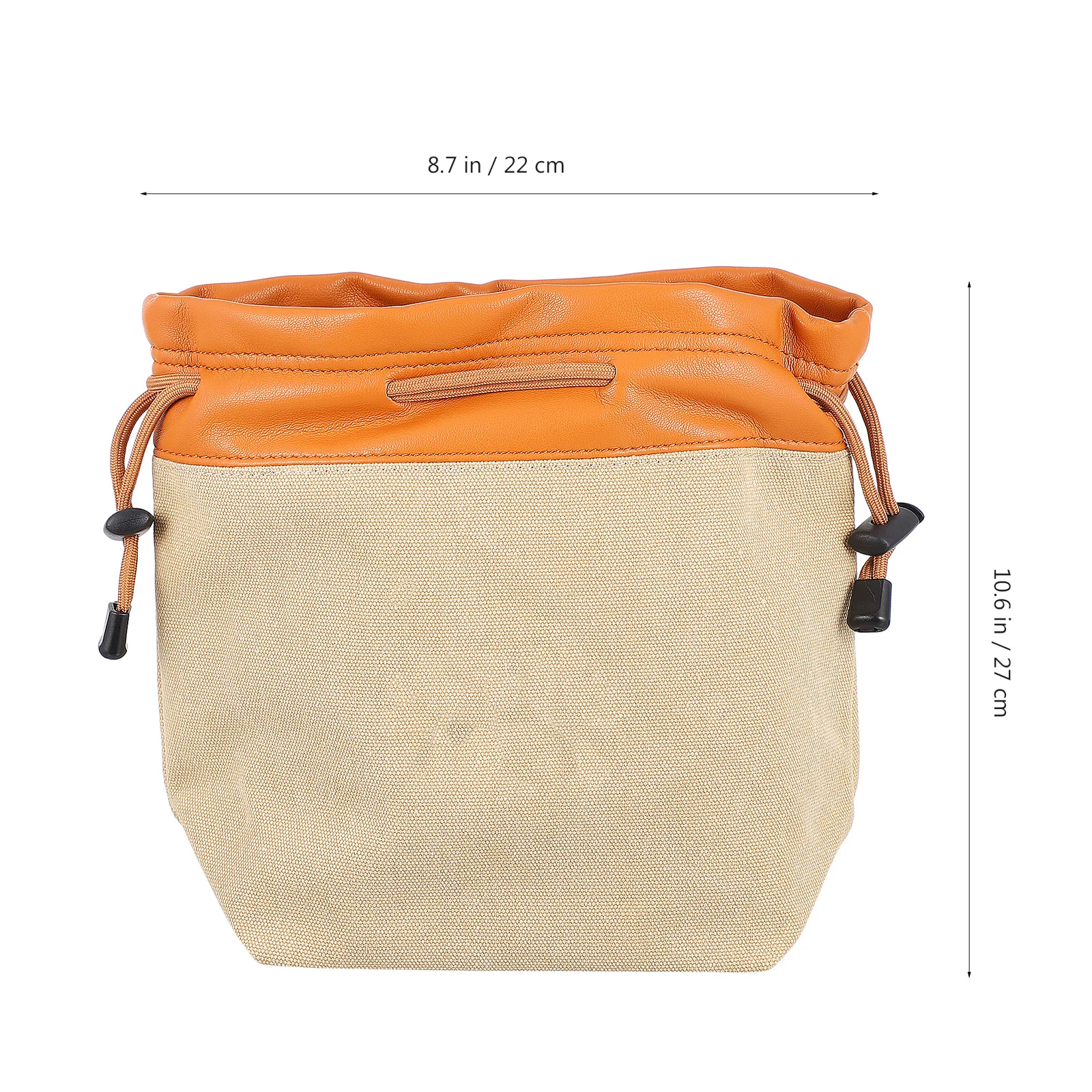 Camera Canvas Compact Drawstring Handbag Lightweight Carrying Storage Case for Camera Accessories Portable Outdoor