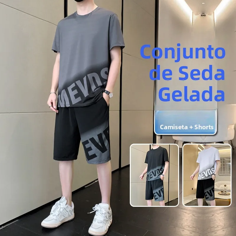 conjunto-de-verano-casual-deportivo-para-hombre-camiseta-de-manga-corta-de-seda-helada-y-pantalones-cortos-de-cinco-cuartos