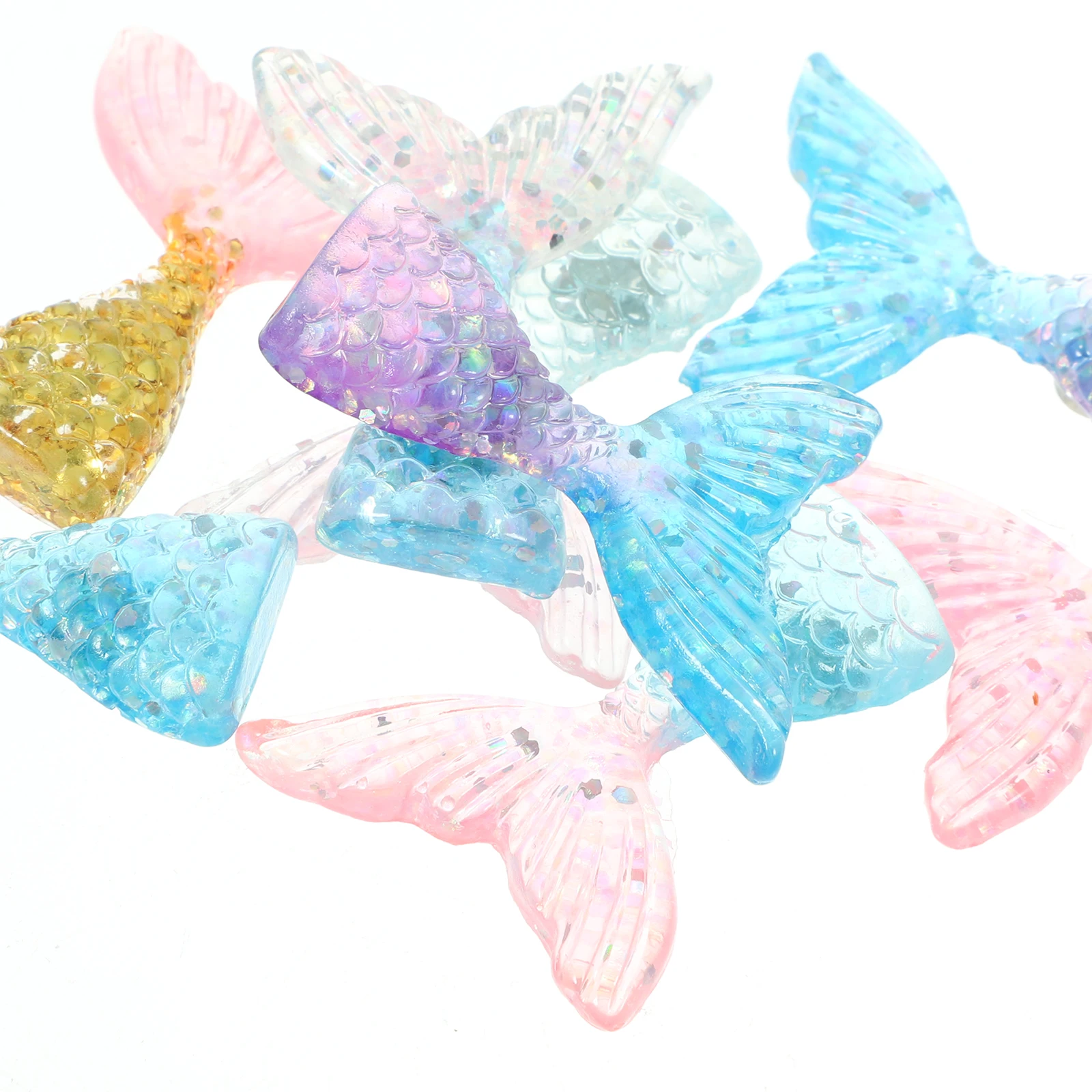 

10 Pcs Kids Mermaid Refrigerator Stickers Tail for Magnet Fridge Door Decoration