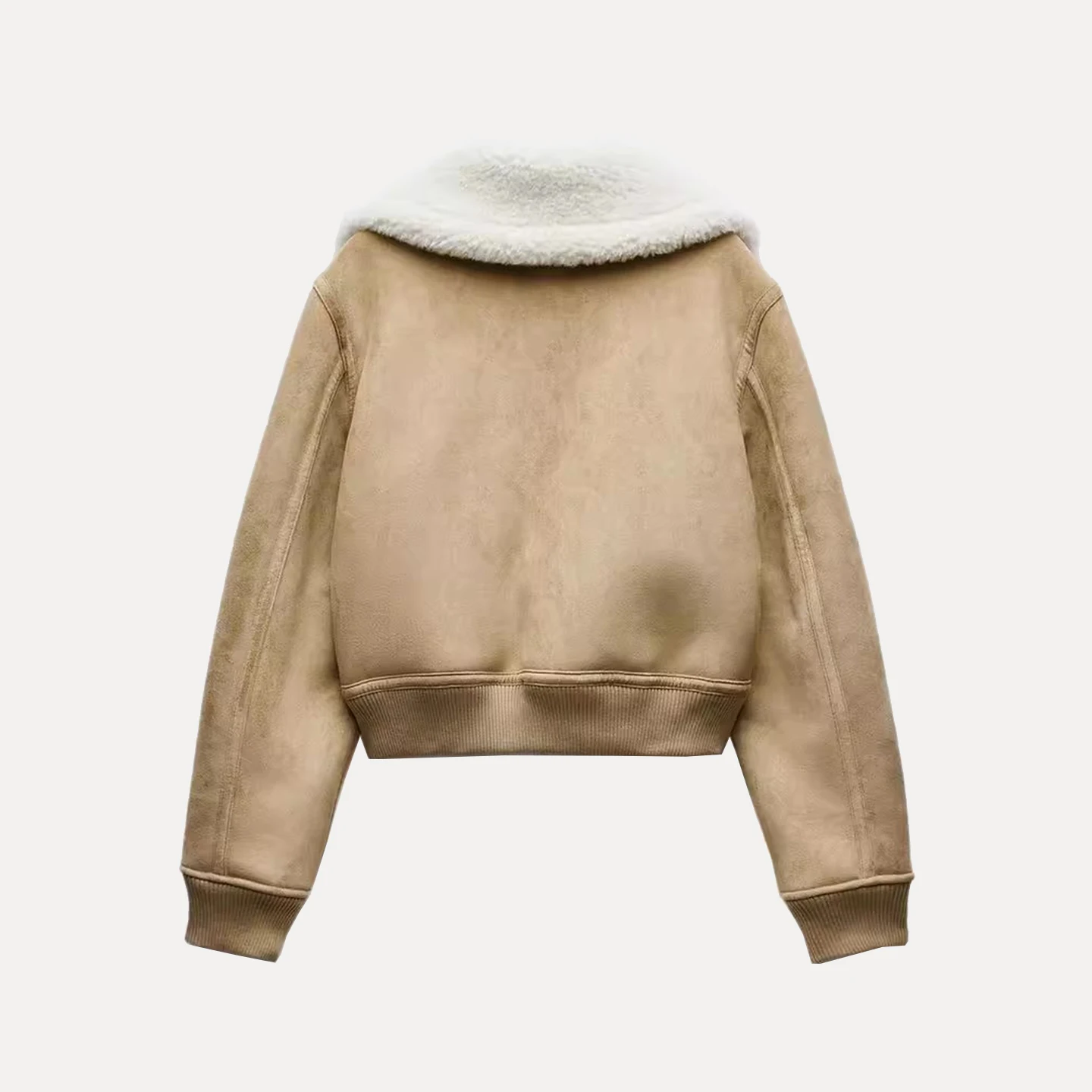 Giacca Donna Reversibile alla Moda, Capospalla Versatile e Personalizzabile, Calda con Maniche Lunghe e Cerniera