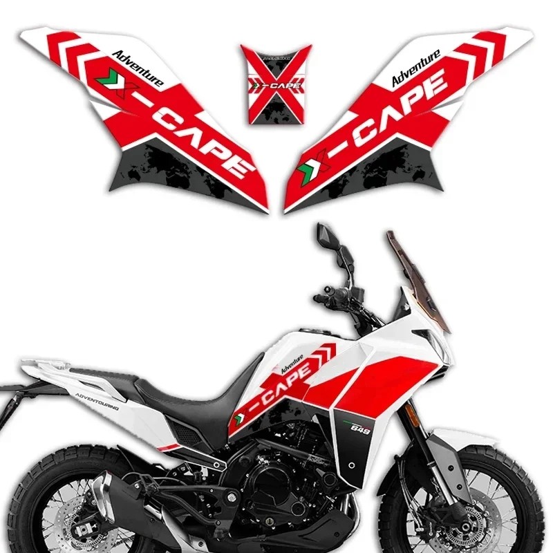 For Morini X-Cape 650 Motorcycle Tank Pads Gas Knee Grip Traction Sticker