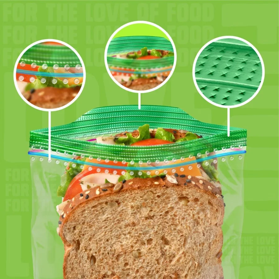 Sandwich Bags for School Lunch and Meal Prep - 105ct​