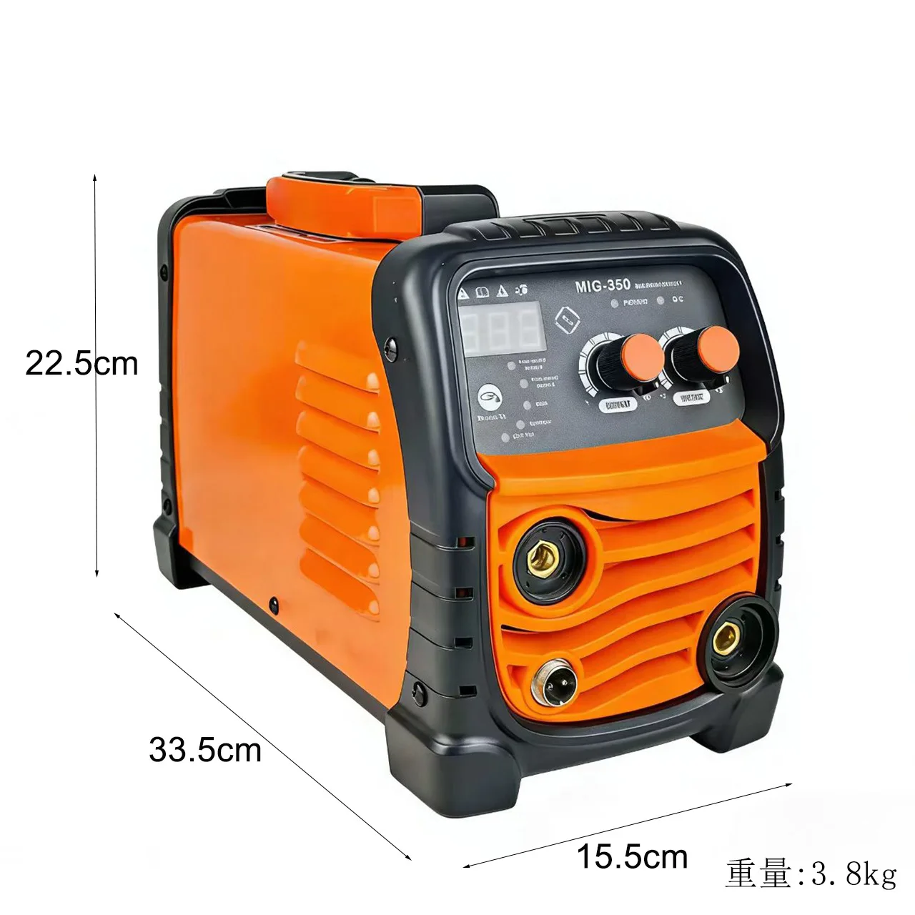 MIG-350 Compact Home-Use Airless MIG/GMAW 3-in-1 Multifunctional Gas Shielded Welding Machine