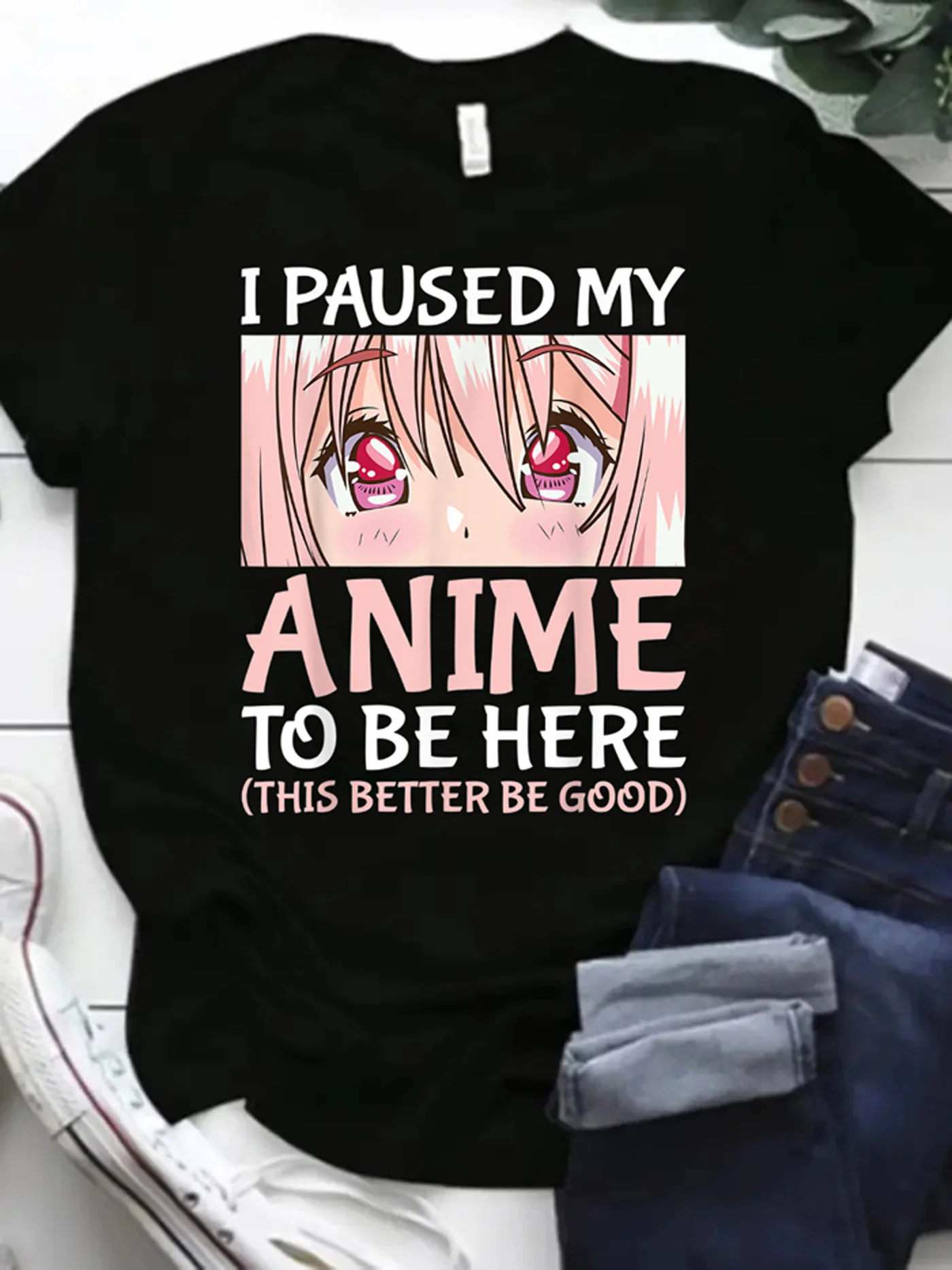 Camisetas con estampado de anime Otaku, camiseta informal de manga corta para mujer, camisetas para mujer