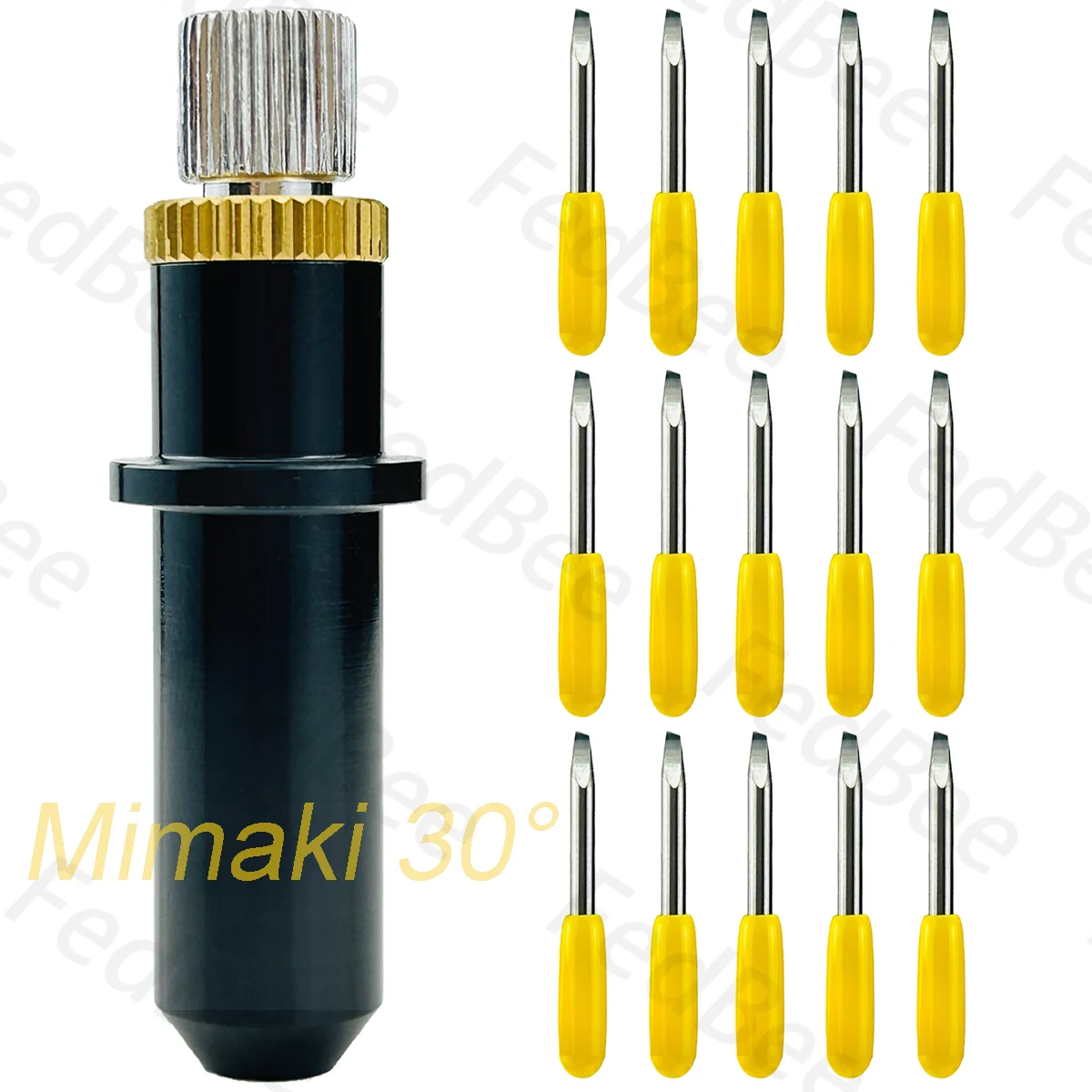 

30 Degree 15pcs Vinyl Blade + 1pc Blade Holder for Mimaki Free Shipping