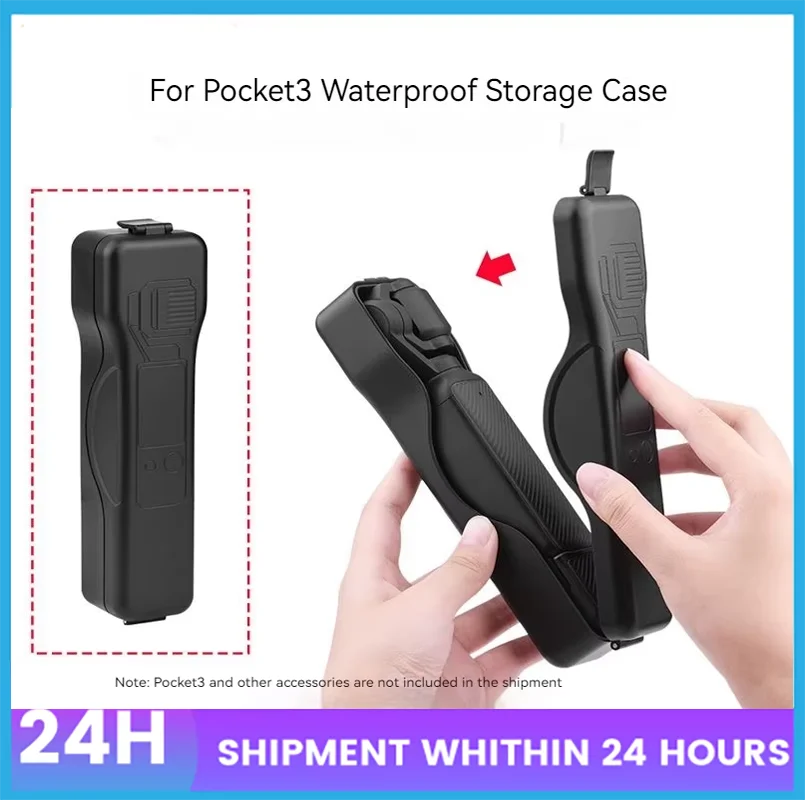 

Body Bag For DJI Osmo Pocket 3 Waterproof Portable Protective Shell Drop Resistant Storage Box Shockproof Body Bag with Lanyard
