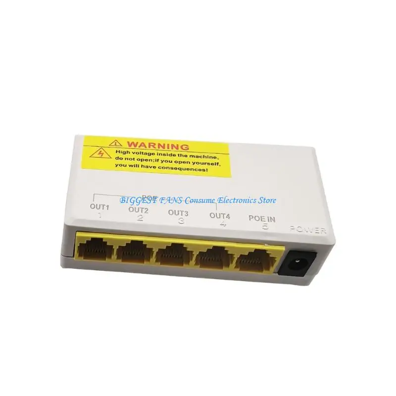 

PoE Splitter Builts in Overloads Short Circuits and Over Temperature Protections Ensuring Safe Operation of Networking Equipment