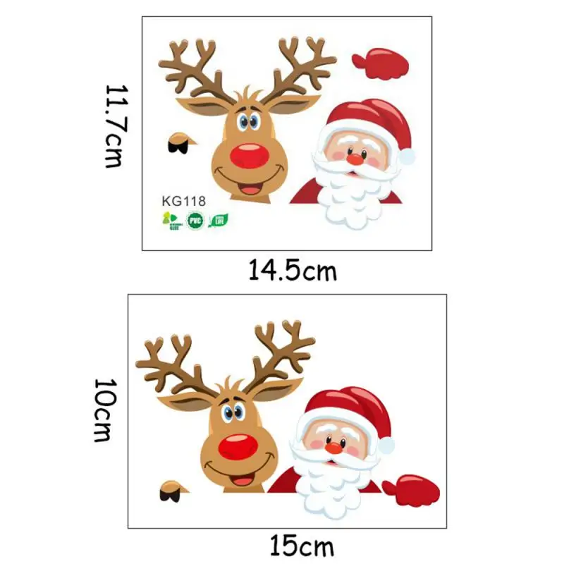 Wall Stickers Santa Claus Lovely Rich And Colorful High Demand Charming Best Selling Christmas Party Supplies Home Decorations