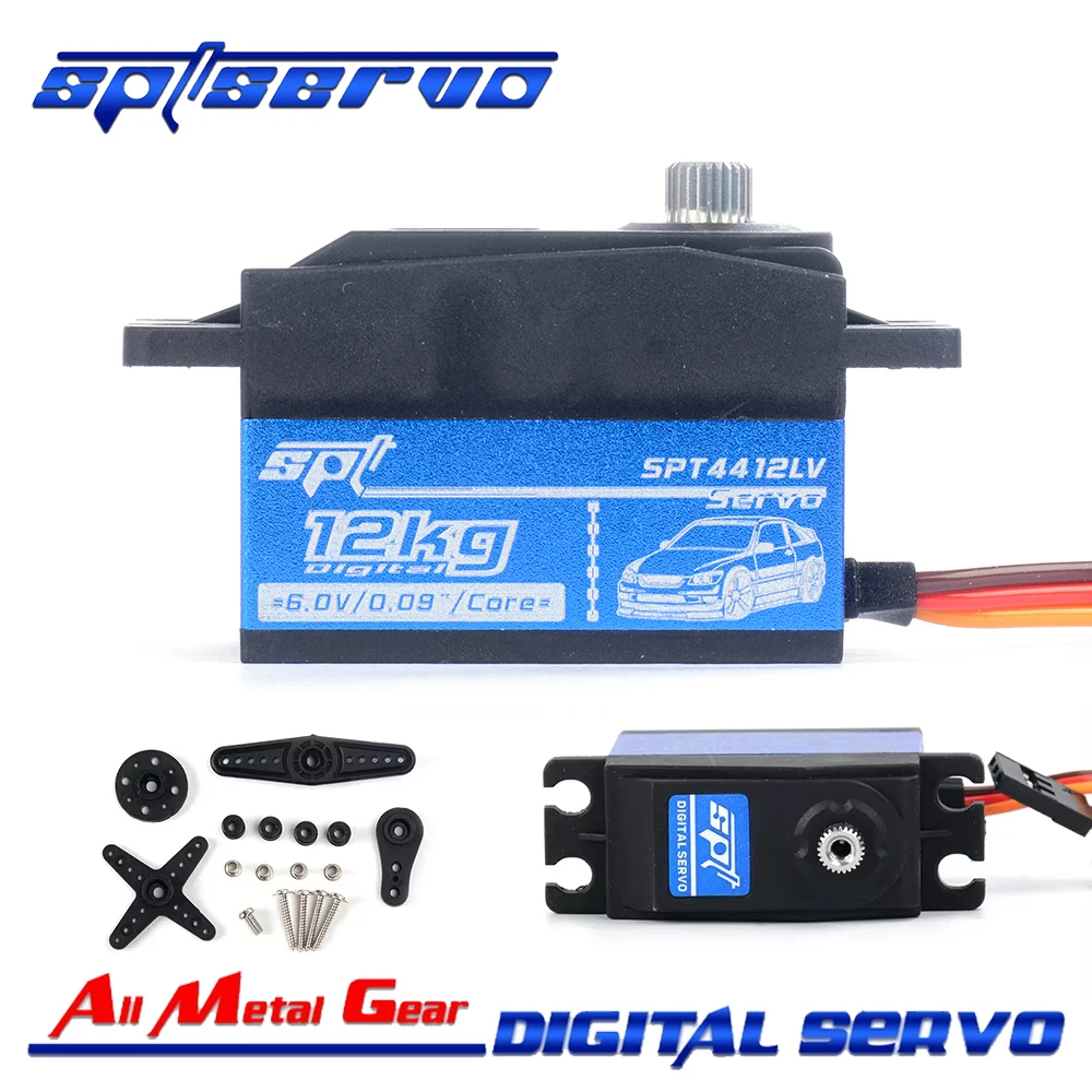 �y�Z�[�����zSPT �T�[�{ SPT4412LV 12KG 180 °   ���ׂẴ��^���M�A�V���[�g�{�f�B�f�W�^���T�[�{ 1/10 1/12 RC �d�����f���J�[�h���t�g���{�b�g�N���[���[�p